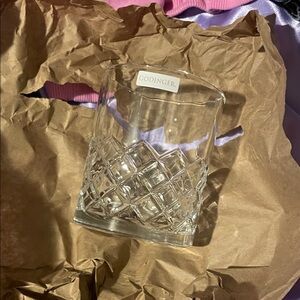 Godinger Crystal Clear Glass Vase